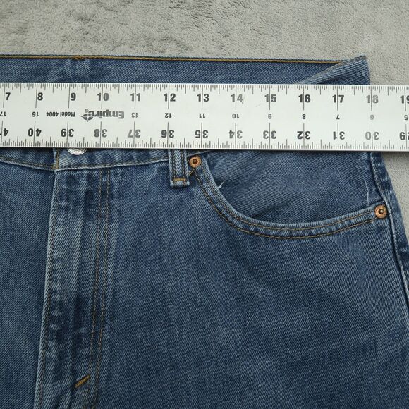 Levi's 550 Jeans Mens Size 36x30 Blue Relaxed Fit 100% Cotton Denim Medium Wash - Picture 4 of 15